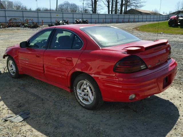 1G2NF52T5YM876080 - 2000 PONTIAC GRAND AM S წითელი ფოტო 3