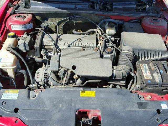 1G2NF52T5YM876080 - 2000 PONTIAC GRAND AM S წითელი ფოტო 7