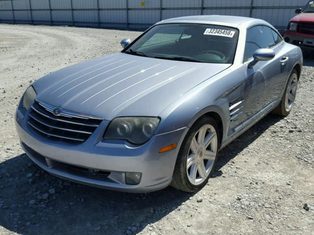 1C3AN69L26X064664 - 2006 CHRYSLER CROSSFIRE GRAY photo 2