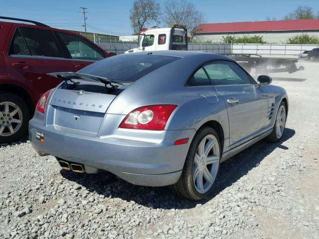 1C3AN69L26X064664 - 2006 CHRYSLER CROSSFIRE GRAY photo 4