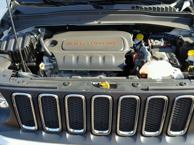 ZACCJBAB5HPG37459 - 2017 JEEP RENEGADE S თეთრი ფოტო 7