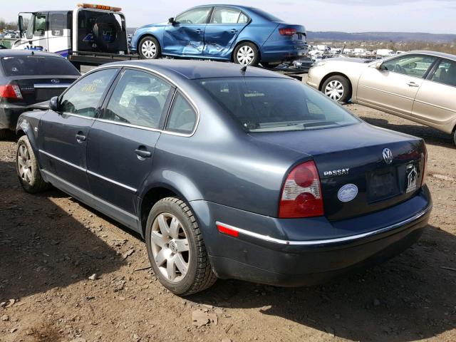 WVWRH63BX2P016992 - 2002 VOLKSWAGEN PASSAT GLX 蓝色 照片 3