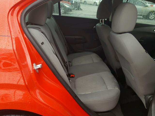 1G1JA5SH9E4135312 - 2014 CHEVROLET SONIC LS 红色 照片 6