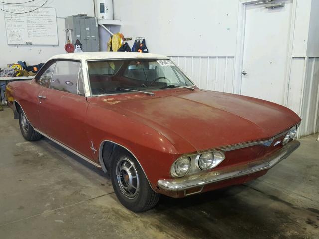 0K179175424 - 1966 CHEVROLET CORVAIR RED photo 1