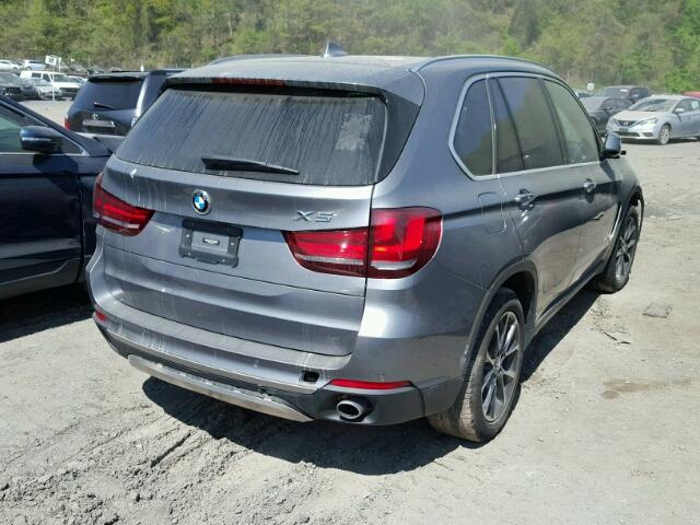 5UXKR2C30H0W43314 - 2017 BMW X5 SDRIVE3 GRAY photo 4