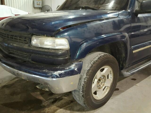 1GNEC13T95R146710 - 2005 CHEVROLET TAHOE C150 BLUE photo 9