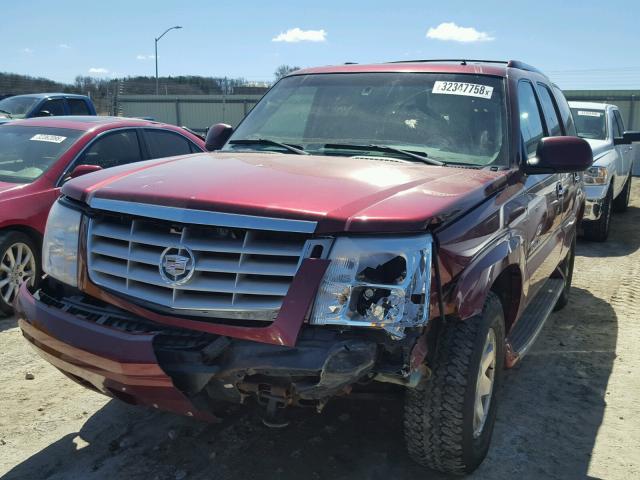 1GYEK63N02R172306 - 2002 CADILLAC ESCALADE L RED photo 2