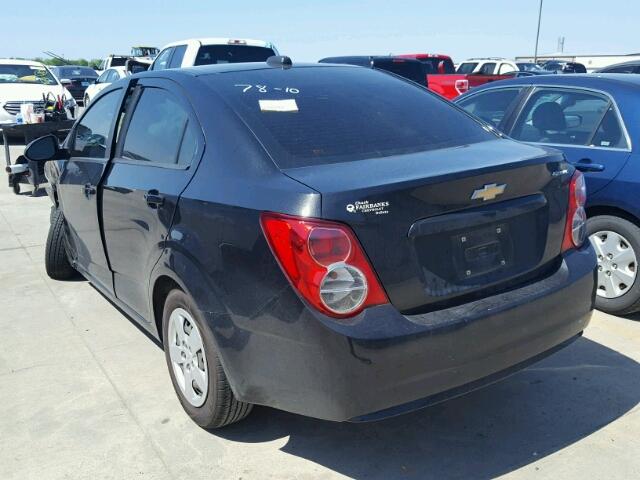 1G1JA5SH7F4138095 - 2015 CHEVROLET SONIC LS 黑色 照片 3