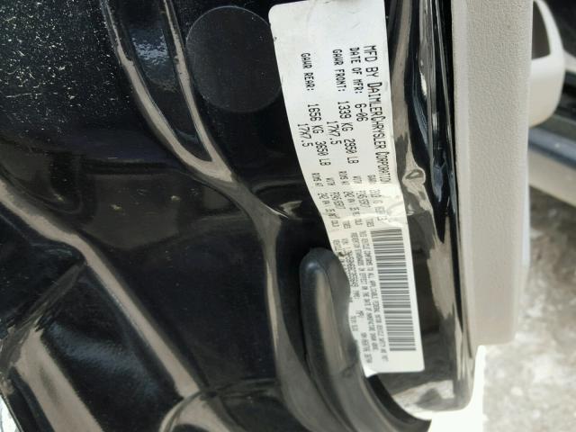 1J8HH58N66C355649 - 2006 JEEP COMMANDER შავი ფოტო 10