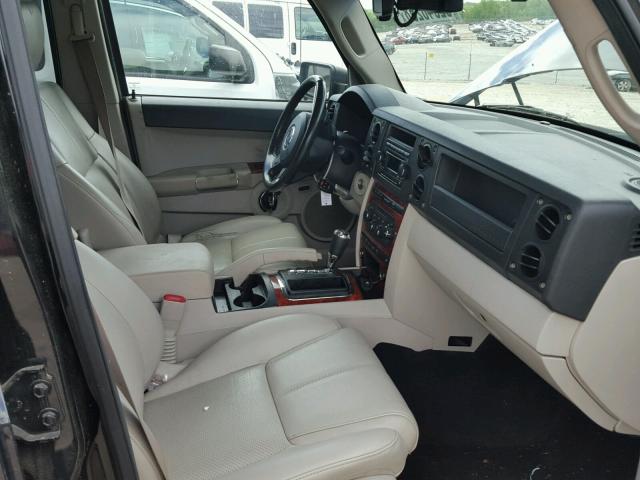 1J8HH58N66C355649 - 2006 JEEP COMMANDER შავი ფოტო 5