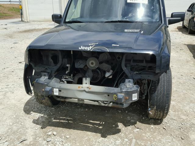 1J8HH58N66C355649 - 2006 JEEP COMMANDER შავი ფოტო 9