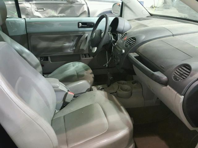 3VWBM31Y85M304987 - 2005 VOLKSWAGEN NEW BEETLE 蓝色 照片 5