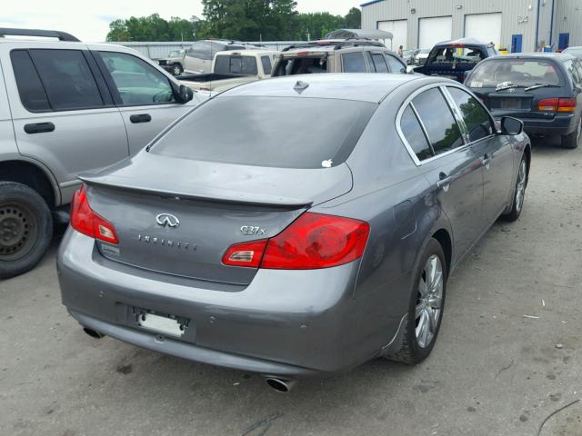 JN1CV6AR2BM405659 - 2011 INFINITI G37 GRAY photo 4