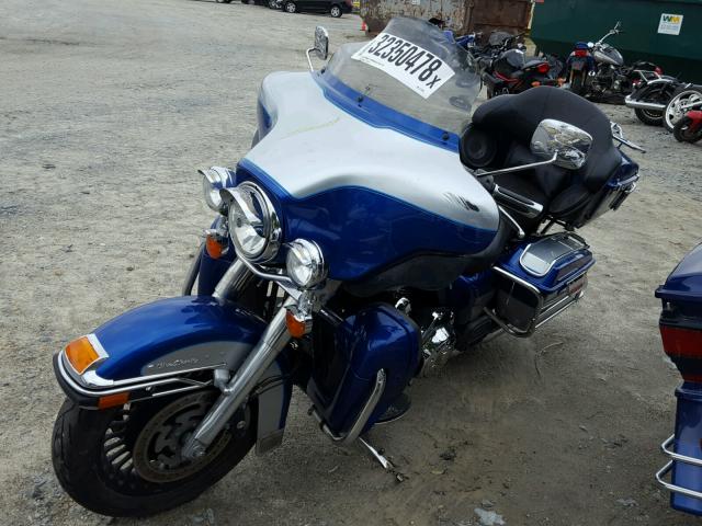 1HD1FC418AB612880 - 2010 HARLEY-DAVIDSON FLHTCU BLUE photo 2