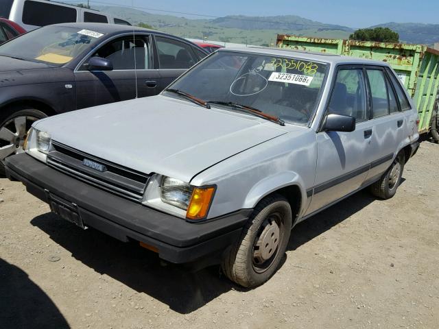 JT2AL32H9F3618675 - 1985 TOYOTA TERCEL DEL SILVER photo 2