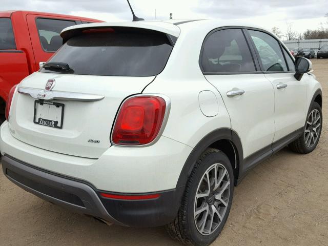 ZFBCFYET7GP349710 - 2016 FIAT 500X TREKK WHITE photo 4