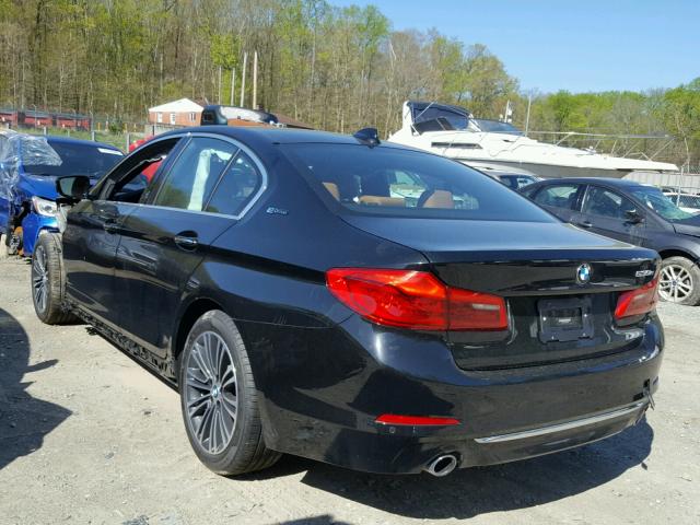 WBAJB1C53JB084829 - 2018 BMW 530XE BLACK photo 3