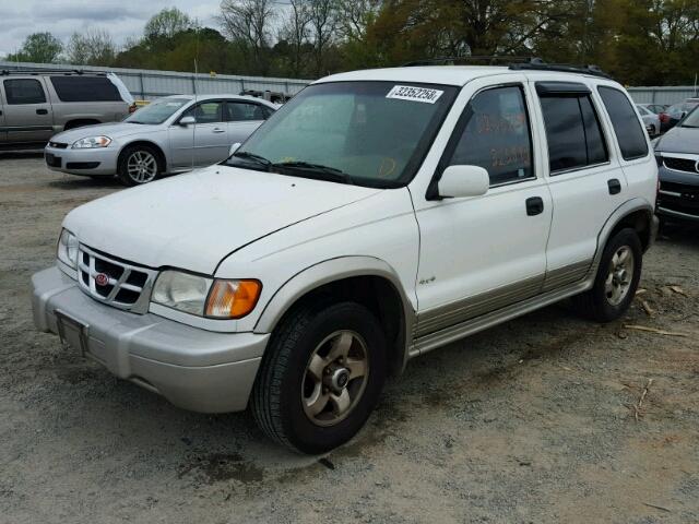 KNDJA7236Y5629391 - 2000 KIA SPORTAGE WHITE photo 2