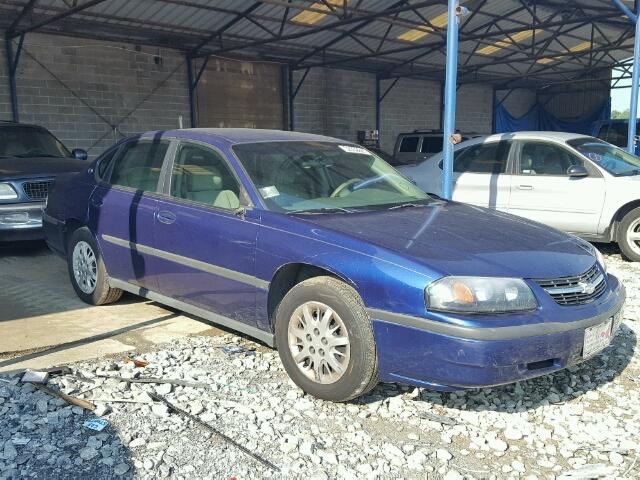 2G1WF52E459262365 - 2005 CHEVROLET IMPALA BLUE photo 1