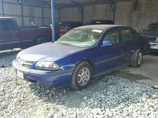 2G1WF52E459262365 - 2005 CHEVROLET IMPALA 蓝色 照片 2