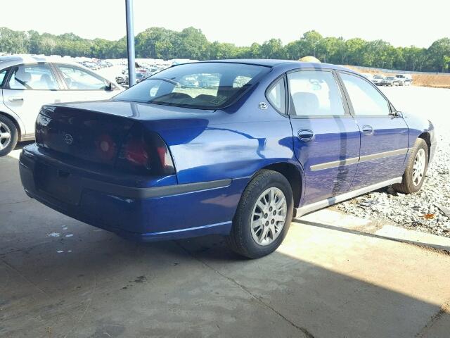 2G1WF52E459262365 - 2005 CHEVROLET IMPALA 蓝色 照片 4