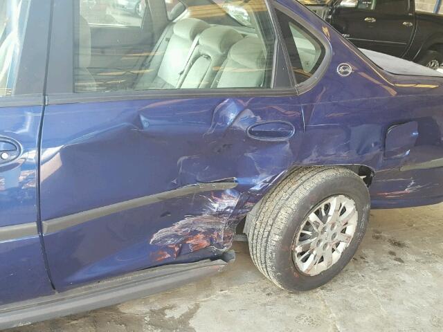 2G1WF52E459262365 - 2005 CHEVROLET IMPALA 蓝色 照片 9