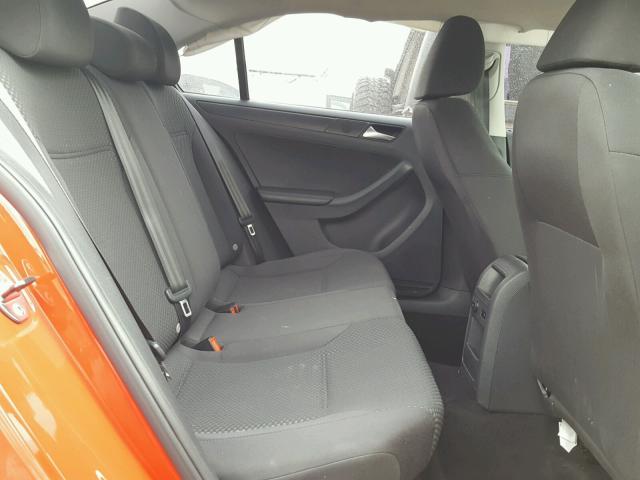 3VW2K7AJ2EM228053 - 2014 VOLKSWAGEN JETTA BASE 红色 照片 6