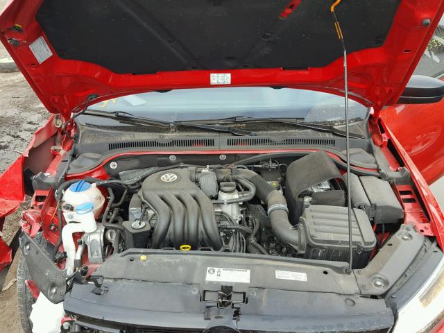 3VW2K7AJ2EM228053 - 2014 VOLKSWAGEN JETTA BASE 红色 照片 7