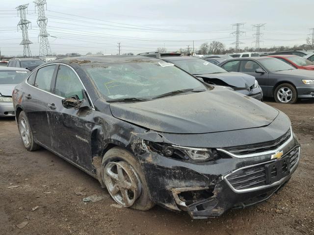 1G1ZB5ST7HF133197 - 2017 CHEVROLET MALIBU LS შავი ფოტო 1