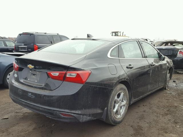 1G1ZB5ST7HF133197 - 2017 CHEVROLET MALIBU LS შავი ფოტო 4