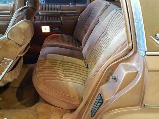 1G6AD6980D9262075 - 1983 CADILLAC DEVILLE BROWN photo 6