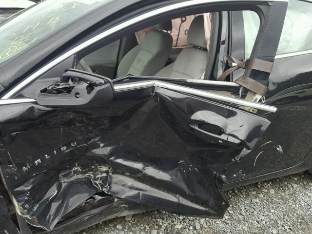 1G1ZB5ST9HF126350 - 2017 CHEVROLET MALIBU LS შავი ფოტო 9