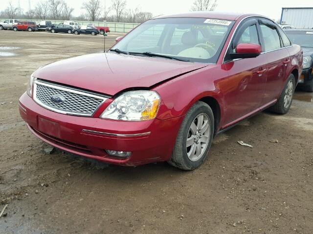1FAHP24187G162138 - 2007 FORD FIVE HUNDR RED photo 2