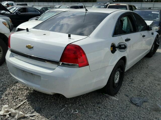 6G1MK5U23DL823865 - 2013 CHEVROLET CAPRICE PO WHITE photo 4