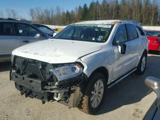 1C4RDJAG5FC829988 - 2015 DODGE DURANGO SX WHITE photo 2