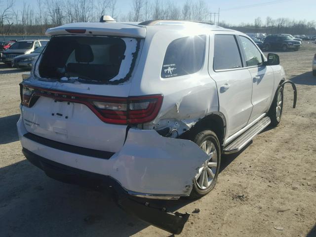 1C4RDJAG5FC829988 - 2015 DODGE DURANGO SX WHITE photo 4