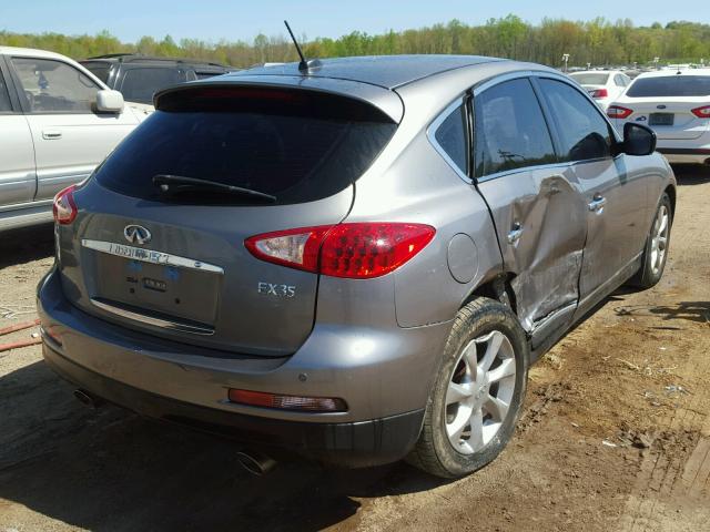 JN1AJ0HR1AM750914 - 2010 INFINITI EX35 BASE GRAY photo 4