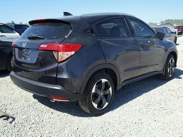 3CZRU5H79JM701008 - 2018 HONDA HR-V EXL BLACK photo 4