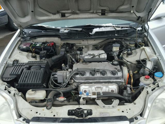 2HGEJ8547WH598560 - 1998 HONDA CIVIC EX SILVER photo 7