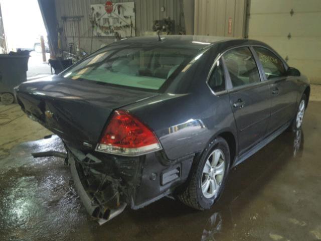 2G1WA5E35E1153114 - 2014 CHEVROLET IMPALA LIM GRAY photo 4