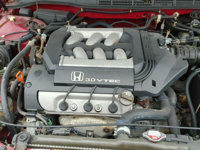 1HGCG2240WA020368 - 1998 HONDA ACCORD LX MAROON photo 7