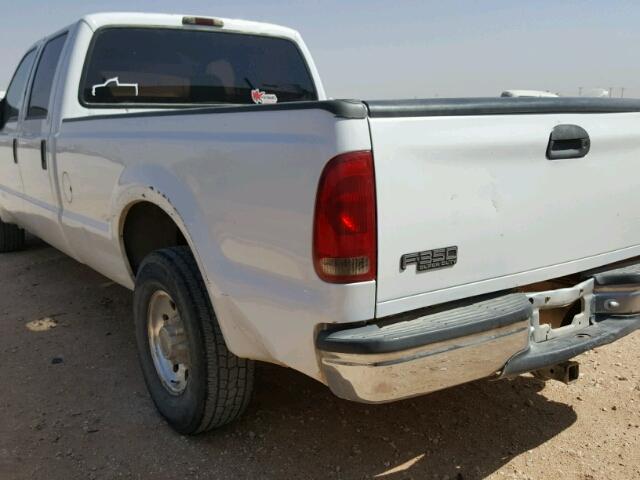 1FTSW30FXXEA30648 - 1999 FORD F350 SRW S WHITE photo 9