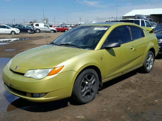1G8AV12F44Z117038 - 2004 SATURN ION LEVEL GREEN photo 2