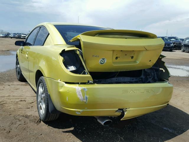 1G8AV12F44Z117038 - 2004 SATURN ION LEVEL GREEN photo 3