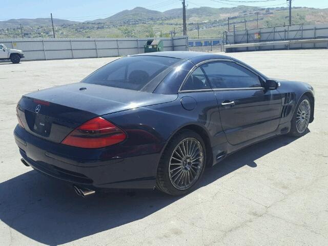 WDBSK71F77F126621 - 2007 MERCEDES-BENZ SL 550 BLACK photo 4