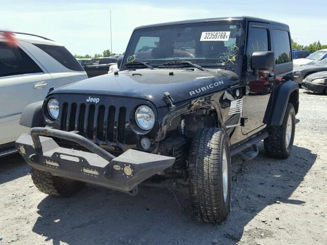 1C4AJWAG0EL244902 - 2014 JEEP WRANGLER S BLACK photo 2