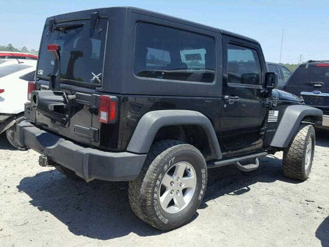 1C4AJWAG0EL244902 - 2014 JEEP WRANGLER S BLACK photo 4