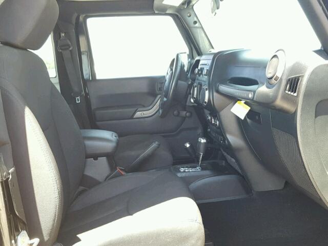 1C4AJWAG0EL244902 - 2014 JEEP WRANGLER S BLACK photo 5