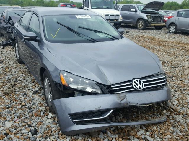 1VWAP7A36DC031594 - 2013 VOLKSWAGEN PASSAT S CHARCOAL photo 1