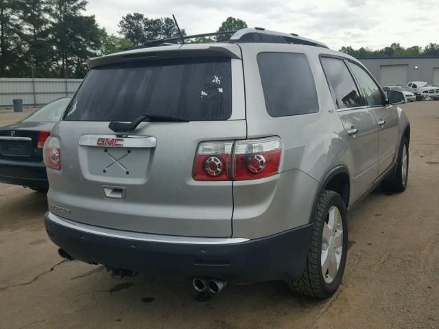 1GKER23717J106224 - 2007 GMC ACADIA SLT SILVER photo 4